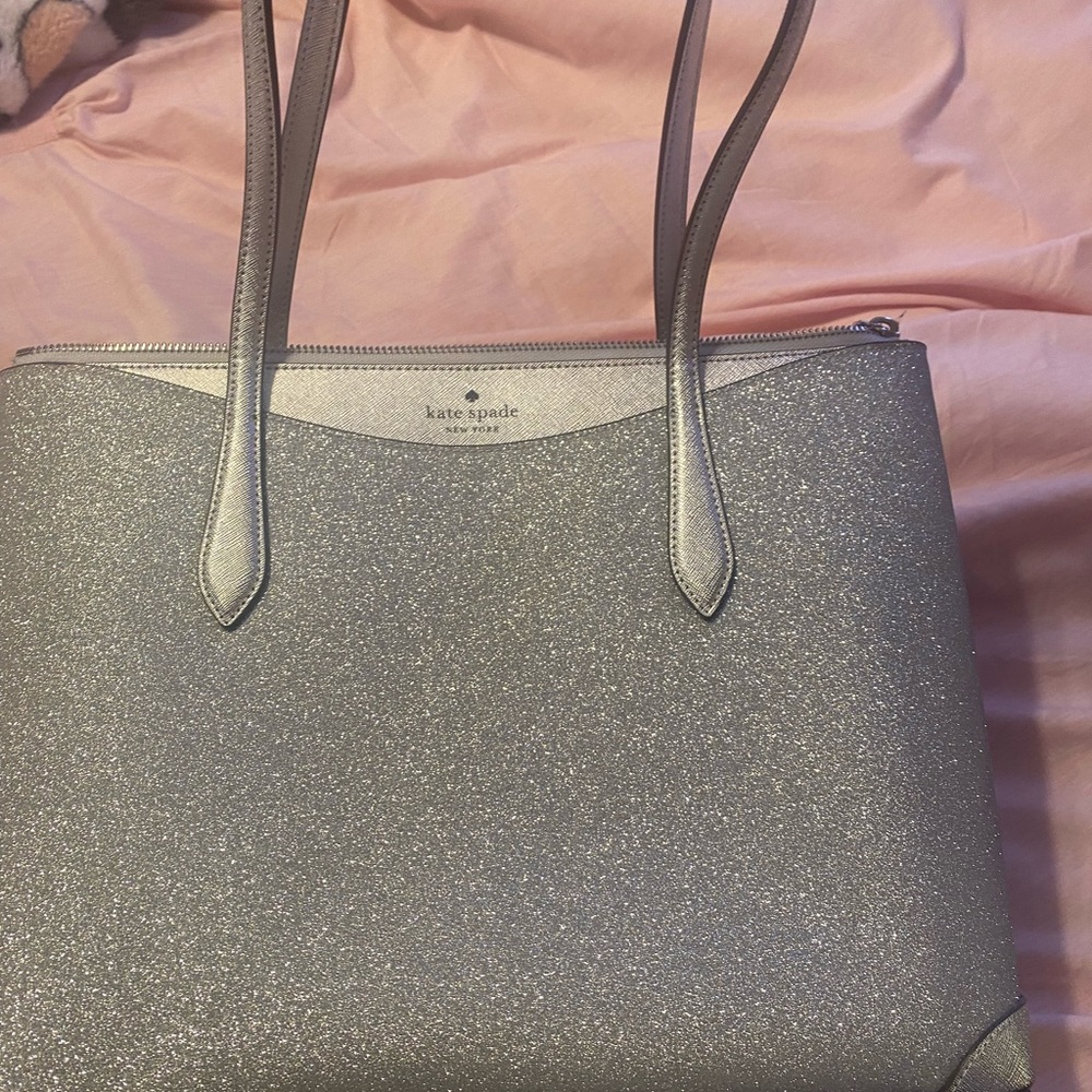 Kate Spade Silver Sparkle bag